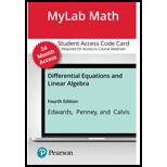 Differential Equations and Linear Algebra - MyLab With eText