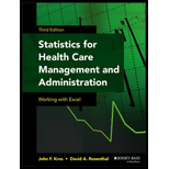 Statistics For Health Management And Administration..