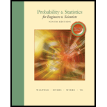 Probability & Statistics for Engineers & Scientists