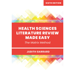 Health Sciences Literature Review Made Easy - With Access