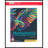 Mathematics for Elementary Teachers with Activities