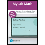 College Algebra - MyMathLab