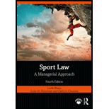 Sport Law: A Managerial Approach