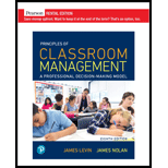 Principles of Classroom Management