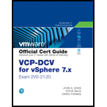 VCP-DCV for vSphere 7.x (Exam 2V0-21.20) Official Cert Guide