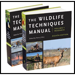 Wildlife Techniques Manual-volume 1 And 2