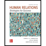Human Relations: Strategies For Success