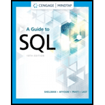 Guide to SQL - MindTap