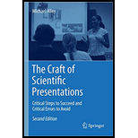 Craft of Scientific Presentations