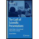 Craft of Scientific Presentations