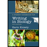 Student Handbook For Writing In Biology