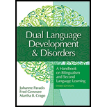 Dual Language Development and Disorders