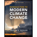 Intro. To Modern Climate Change