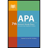 APA Manual Made Easy