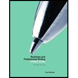 Business And Professional Writing