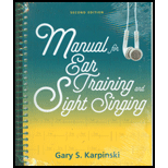 Manual for Ear Training and Sight Singing (SP) - With Access
