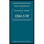 Desk Reference to the Diagnostic Criteria from DSM-5-TR | Liberty ...