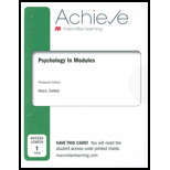 Psychology Modules - Access