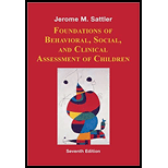 Foundations of Behavioral, Social, and Clinical Assessment of Children