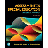 Assessment In Special Education