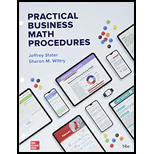 Practical Business Math Procedures (Looseleaf) - With Connect
