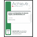 Achieve Lab Simulation for General, Organic, and Biochemistry 2.0 - Achieve Access