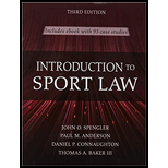 Introduction to Sport Law - With Access