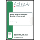 Essentials for Inorganic Chemistry - Achieve Access