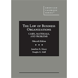 Law of Business Organizations, Cases, Materials, and Problems