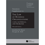 Law of Business Organizations - Supplement