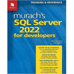 Murach's SQL Server 2022 for Developers | Lawrence Technological ...