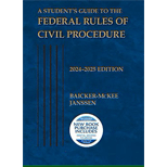 Student's Guide to the Federal Rules of Civil Procedure, 2023-2024 - With Access