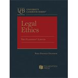 Legal Ethics: The Plaintiffs' Lawyer