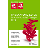 Sanford Guide to Antimicrobial Therapy 2024 - Pocket Edition