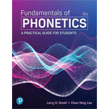 Fundamentals of Phonetics