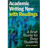 Academic Writing Now With Readings