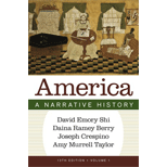 America: Narrative History, Volume 1 - With Regulation Card