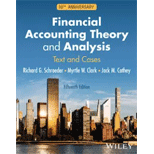 Financial Accounting Theory and Analysis