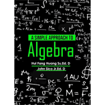 Simple Approach To Algebra