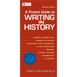 Pocket Guide to Writing in History